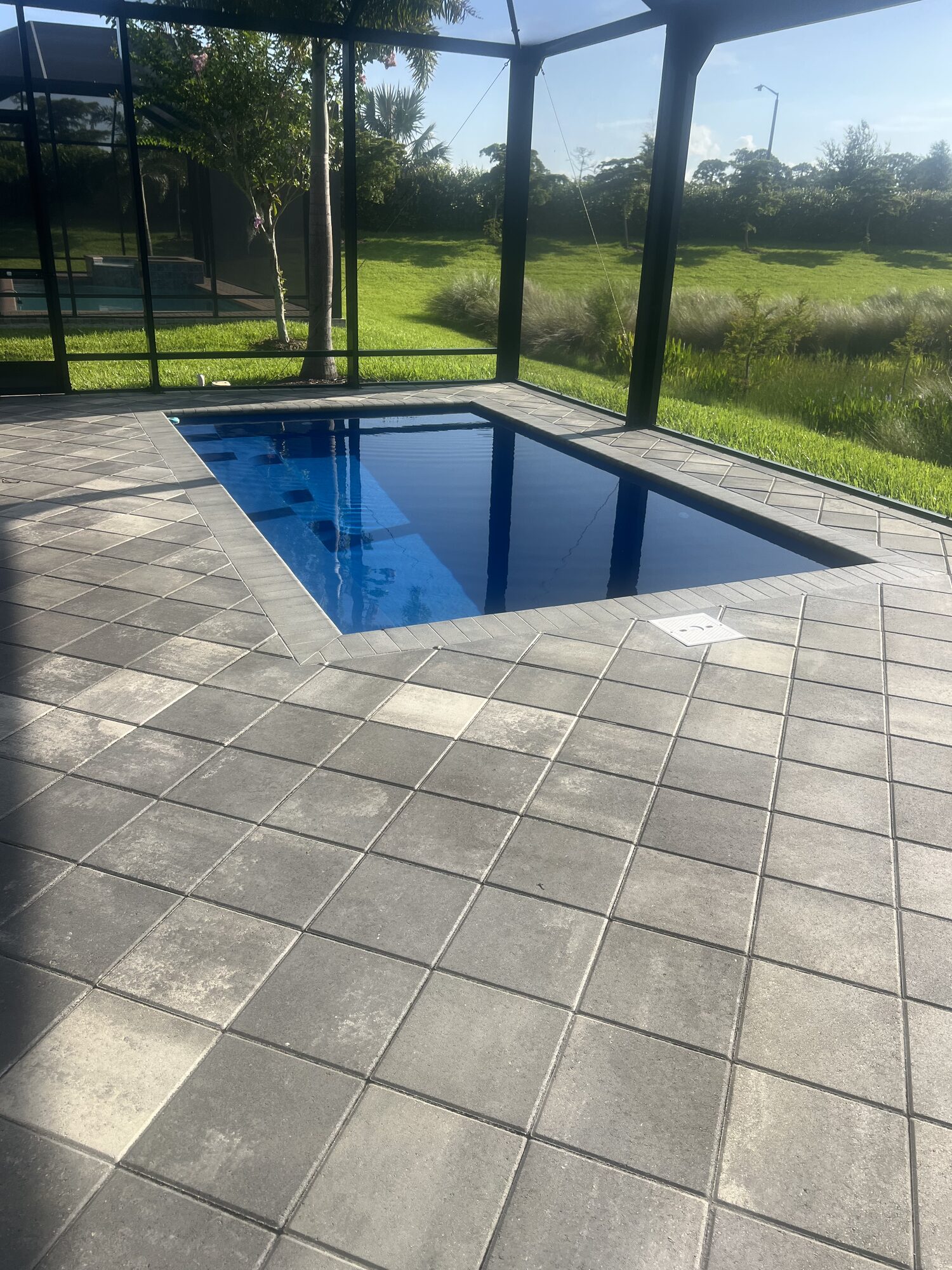 Completed pool