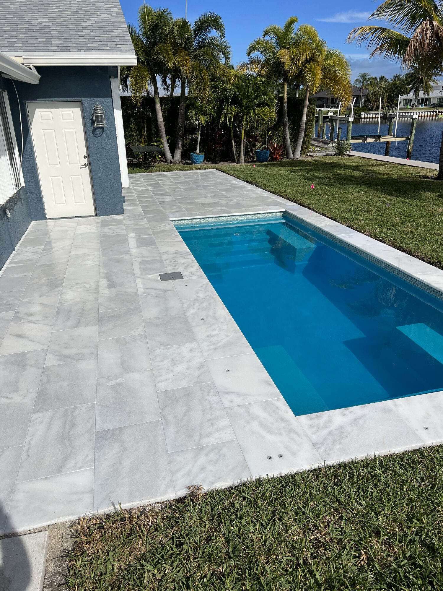 Completed pool