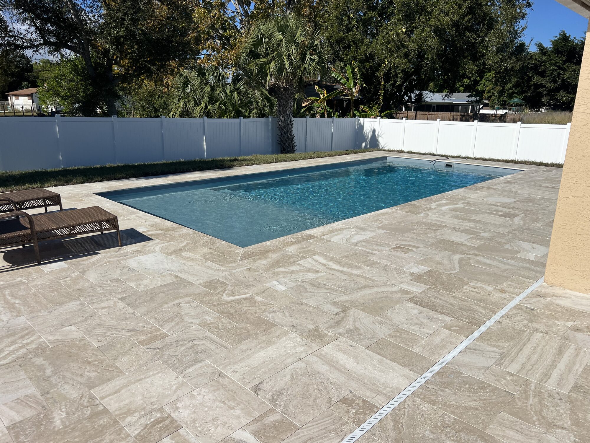 Completed pool