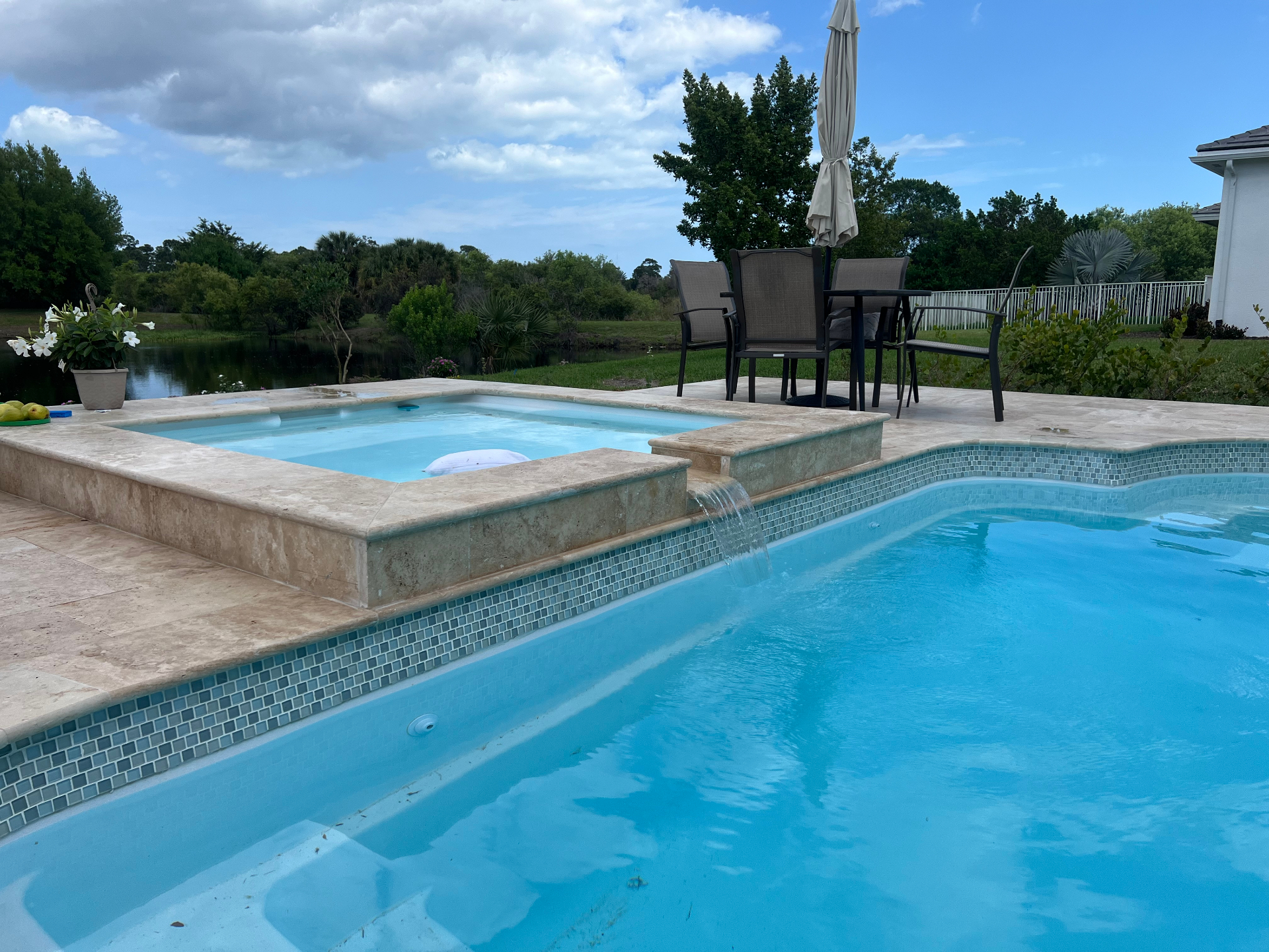 Completed pool